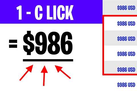 Get Paid $986 For Clicking! (1 Click = $98) | Make Money Online 2022