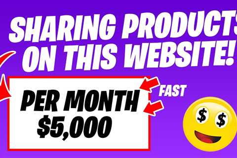 Earn $5,000 Per Month Sharing Products With FREE WEBSITE! (Make Money Online 2022)