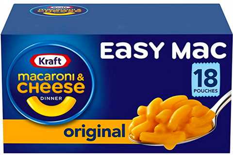 Kraft Simple Mac Authentic Macaroni & Cheese Microwavable Dinner (18 depend) solely $6.64..