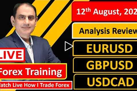 Market Analysis August 12, 2022  | Live Forex Trading & Coaching | Get Funded