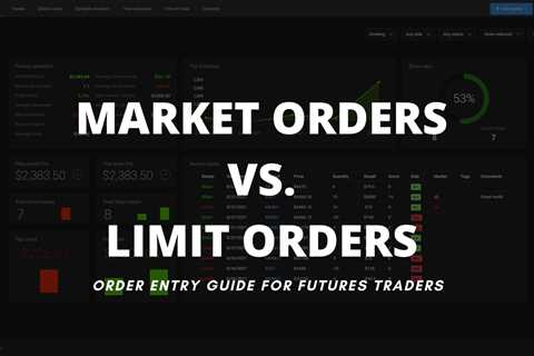 Market Orders vs. Limit Orders | Order Entry Guide for Futures Traders