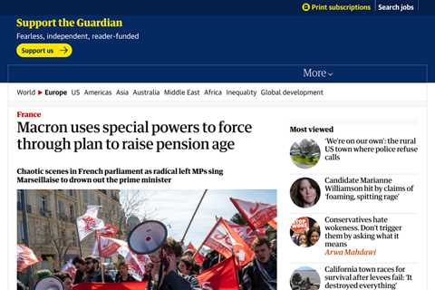 Macron Uses Controversial Constitutional Maneuver to Pass Pension Reforms – What Happens Next?