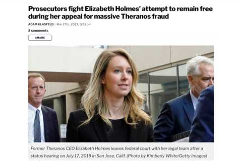 Elizabeth Holmes Argues for Delay of 11-Year Prison Sentence, While Risks of Maternal Separation..