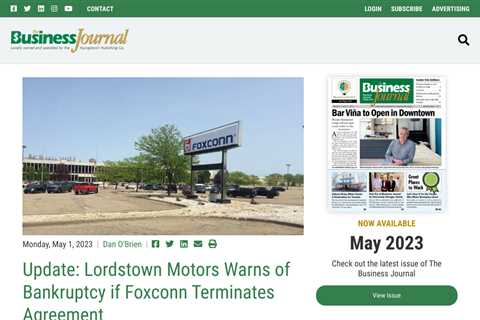 Lordstown Motors Faces Financial Struggles as Partnership with Foxconn Sours