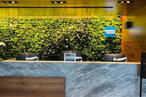 Contained in the New AmEx Centurion Lounge at DCA – NerdWallet